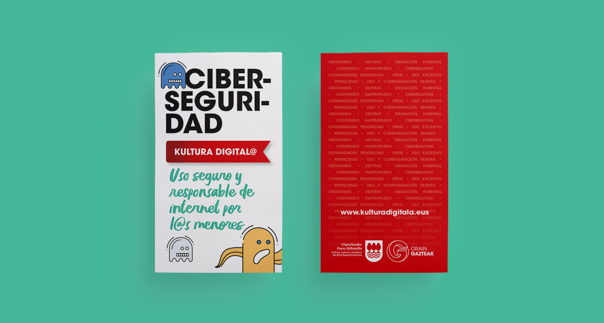 Diseño gráfico y branding de Ciberseguridad hecho por Eurosíntesis