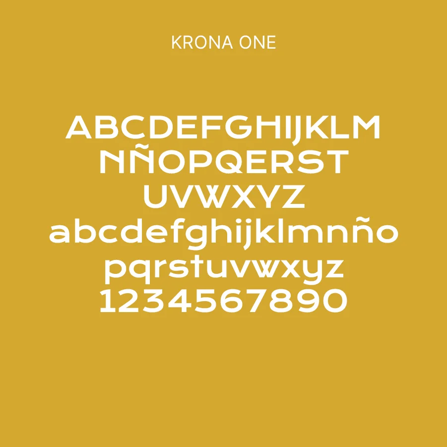Aplicación de la tipografía Krona One en el branding de joyerías Gipuzkoa