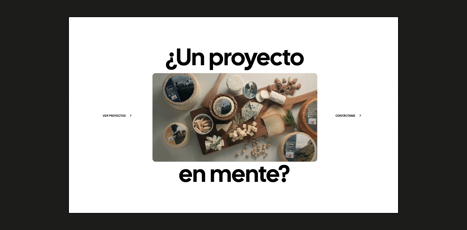 Animación de las diferentes pantallas de la web de Xabi Aguado